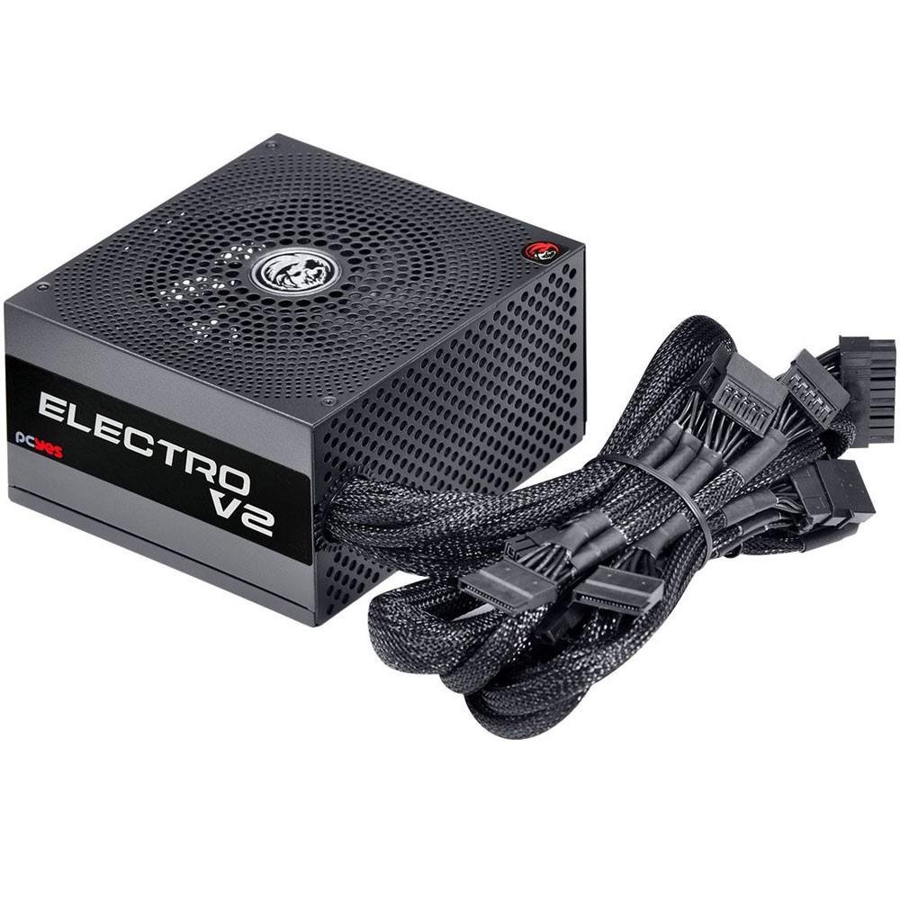 Fonte PcYes ATX 500W Real Electro V2 80 Plus Bronze - ELECV2PTO500W
