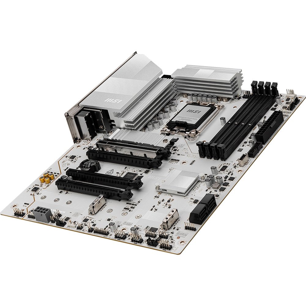 Placa-Mãe MSI PRO Z890-S WIFI, Intel, LGA 1851, ATX, DDR5, Wi-Fi, Branca - Z890SWHITEWIFI Placa-Mãe MSI PRO Z890-S WIFI, Intel, LGA 1851, ATX, DDR5, Wi-Fi, Branca - Z890SWHITEWIFI