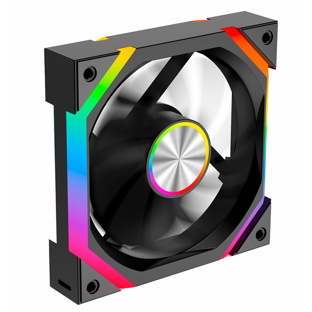 Ventoinha Rise Mode Magneto X, 120mm, ARGB, Preto - RM-MAX-ARGB-B Ventoinha Rise Mode Magneto X, 120mm, ARGB, Preto - RM-MAX-ARGB-B