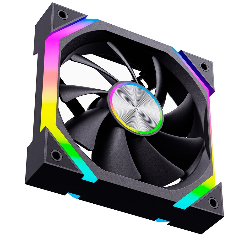 Ventoinha Rise Mode Magneto X, 120mm, ARGB, Preto - RM-MAX-ARGB-B Ventoinha Rise Mode Magneto X, 120mm, ARGB, Preto - RM-MAX-ARGB-B