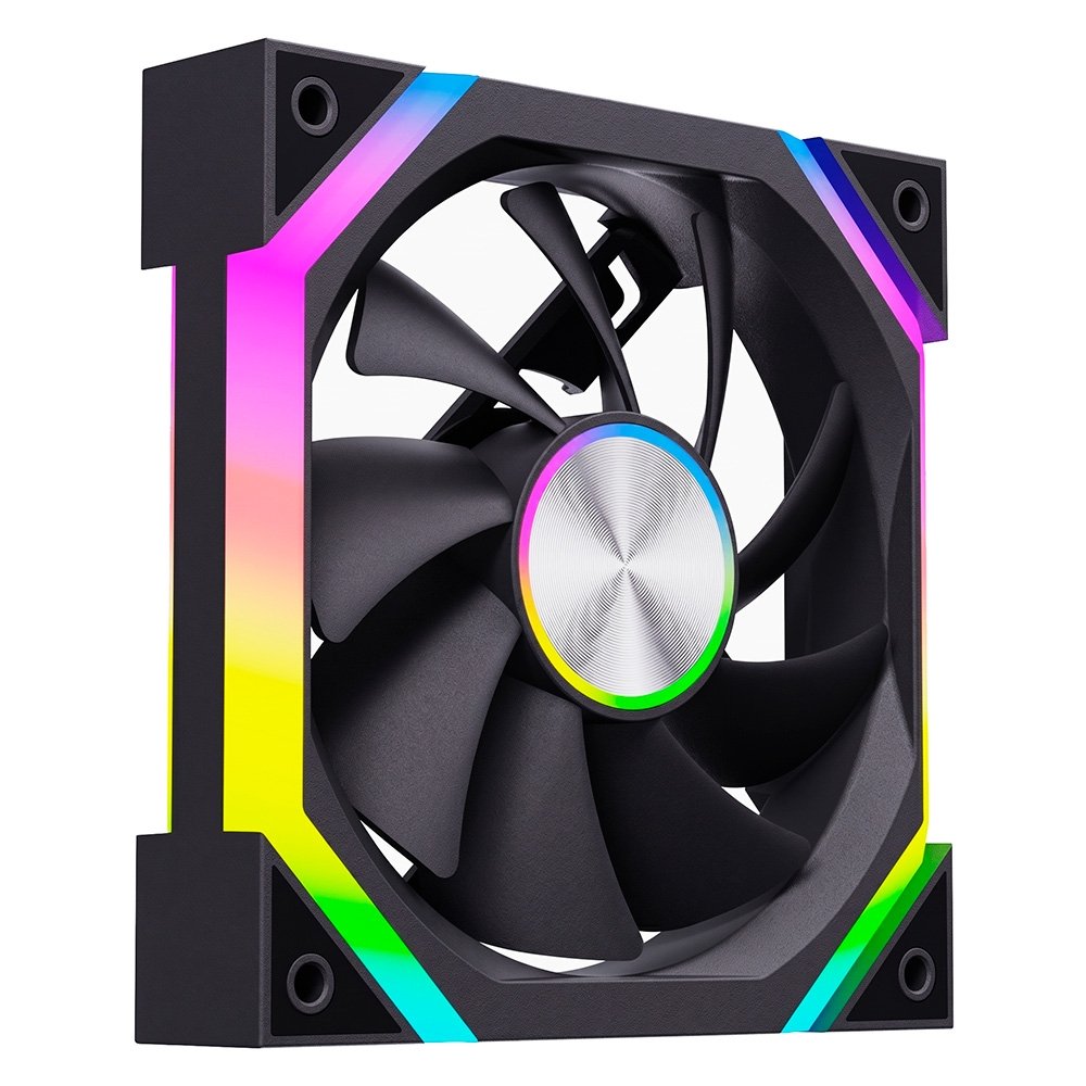 Ventoinha Rise Mode Magneto X, 120mm, ARGB, Preto - RM-MAX-ARGB-B Ventoinha Rise Mode Magneto X, 120mm, ARGB, Preto - RM-MAX-ARGB-B