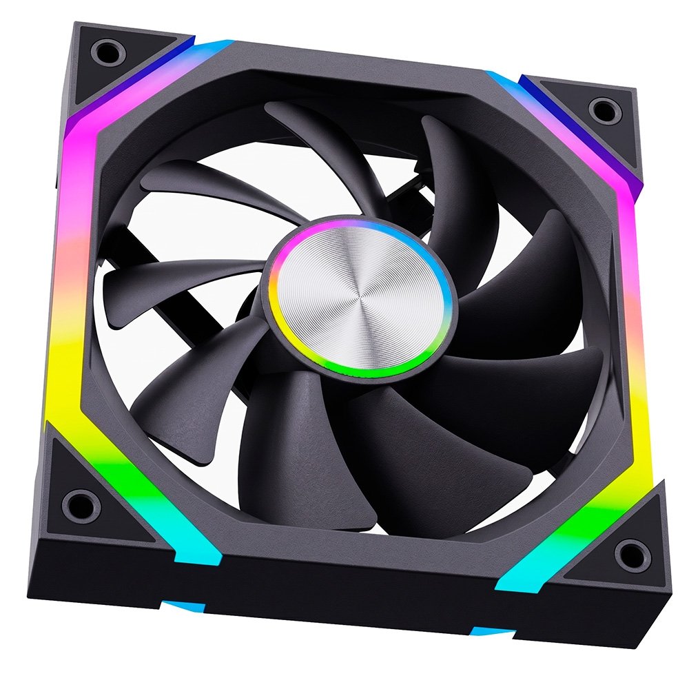 Ventoinha Rise Mode Magneto X, 120mm, ARGB, Preto - RM-MAX-ARGB-B Ventoinha Rise Mode Magneto X, 120mm, ARGB, Preto - RM-MAX-ARGB-B