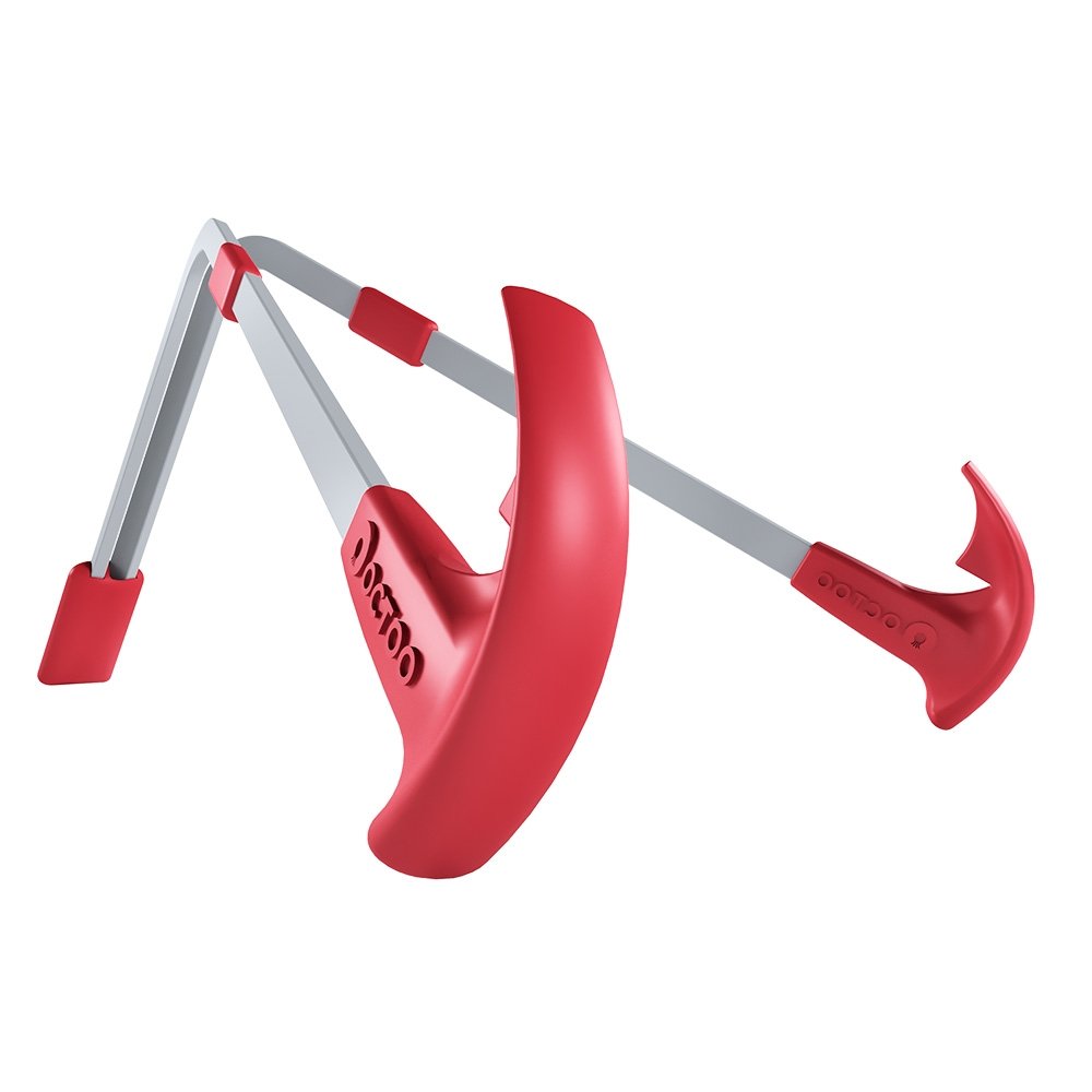Suporte para Notebook e Tablet Octoo LiteStand Note, Ice Silver e Vermelho - 9567