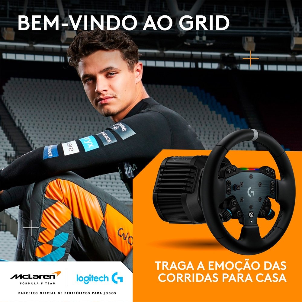 Volante Logitech G RS50 Com Direct Drive DE 8 Nm, Feedback TRUEFORCE, Ultrarealista, Compatível com Xbox/PC - 941-000273