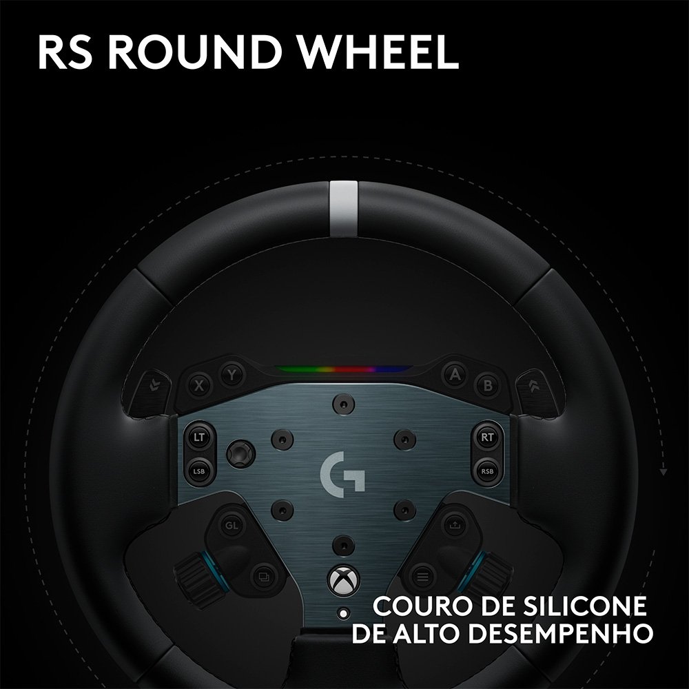 Volante Logitech G RS50 Com Direct Drive DE 8 Nm, Feedback TRUEFORCE, Ultrarealista, Compatível com Xbox/PC - 941-000273