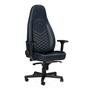 Cadeira Gamer Noblechairs ICON Leather, Midnight Blue Graphite - NBL-ICN-RL-MBG