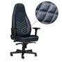 Cadeira Gamer Noblechairs ICON Leather, Midnight Blue Graphite - NBL-ICN-RL-MBG