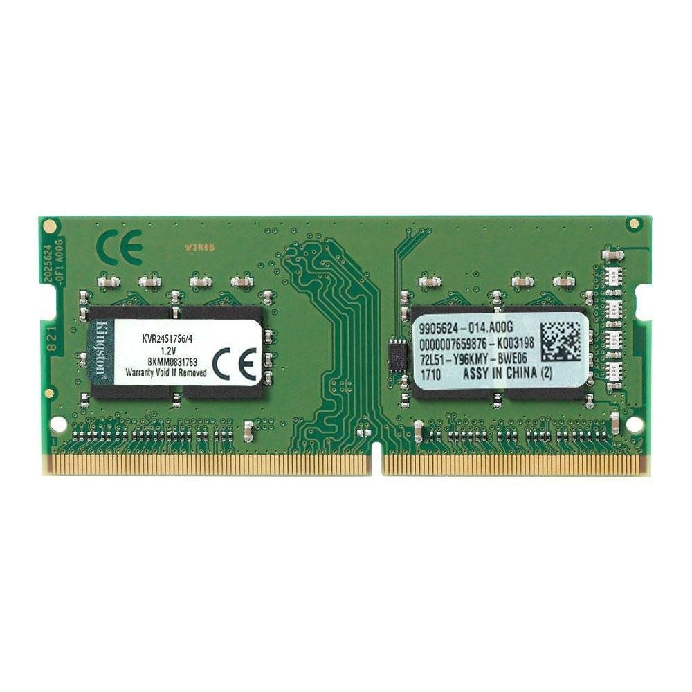 Memória Kingston, 4GB, 2400MHz, DDR4, CL17, para Notebook