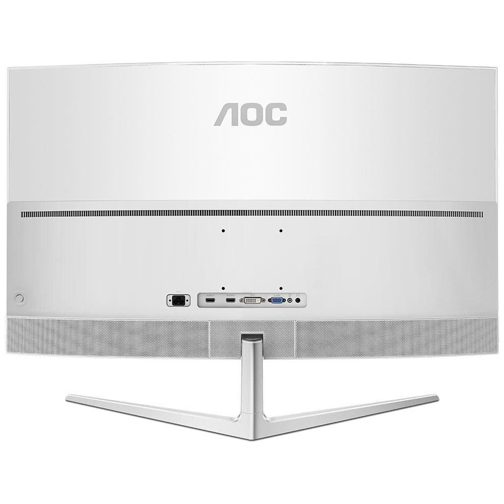 Monitor AOC LED 40´ Widescreen Curvo, Full HD, HDMI/VGA/DVI, Som Integrado, Altura Ajustável, Branco - C4008VH8 Monitor AOC LED 40´ Widescreen Curvo, Full HD, HDMI/VGA/DVI, Som Integrado, Altura Ajustável, Branco - C4008VH8