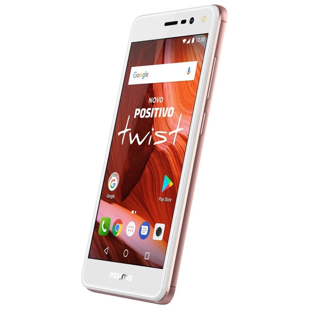 Smartphone Positivo Twist 2018 S511,16GB, 8MP, Tela 5´, Rosa Smartphone Positivo Twist 2018 S511,16GB, 8MP, Tela 5´, Rosa