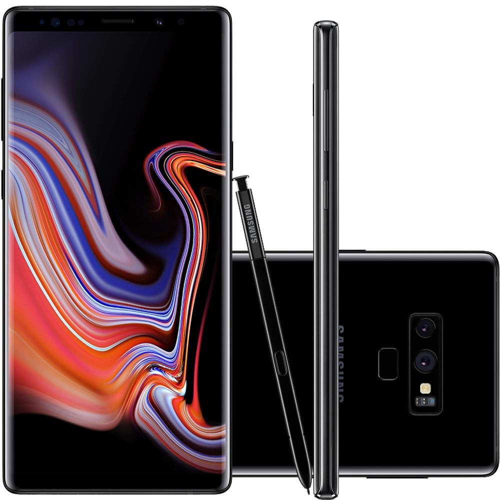 Smartphone Samsung Galaxy Note 9, 128GB, 12MP, Tela 6.4´, Preto - SM-N9600 Smartphone Samsung Galaxy Note 9, 128GB, 12MP, Tela 6.4´, Preto - SM-N9600