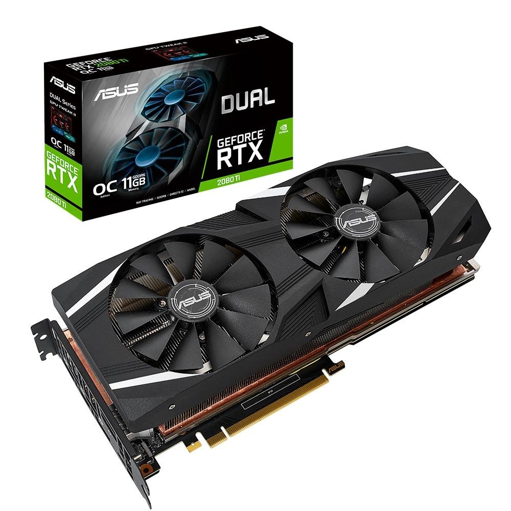 VGA Asus GEFORCE RTX 2080 Ti OC 11GB GDDR6 352 Bits | KaBuM!