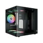 Gabinete Gamer Bluecase Life Pro BG-066, Micro-ATX, Mini-ITX, 5x Fans Rainbow, Lateral em Vidro, Preto - BG-066BPBX