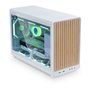 Gabinete Gamer Lian Li A3-mATX WDG, Micro-ATX, Painel Frontal em Madeira, Lateral em Mesh, Branco - A3-MATX-WDG BRANCO