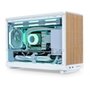 Gabinete Gamer Lian Li A3-mATX WDG, Micro-ATX, Painel Frontal em Madeira, Lateral em Mesh, Branco - A3-MATX-WDG BRANCO