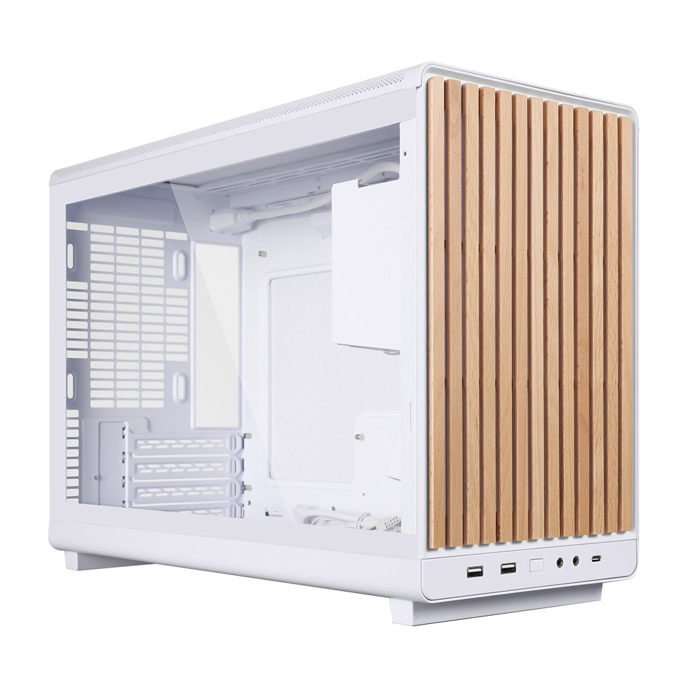 Gabinete Lian Li A3 Wood Edition Branco | KaBuM!