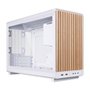 Gabinete Gamer Lian Li A3-mATX WDG, Micro-ATX, Painel Frontal em Madeira, Lateral em Mesh, Branco - A3-MATX-WDG BRANCO