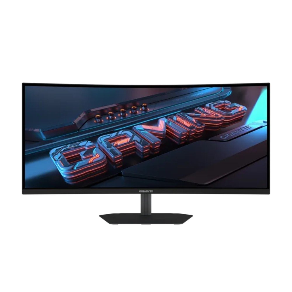 Monitor Gamer Curvo Gigabyte 34", QHD, 120Hz, 1ms, VA, Adaptive-Sync, FreeSync Premium, HDR Ready, Altura Ajustável, Preto - GS34WQCA