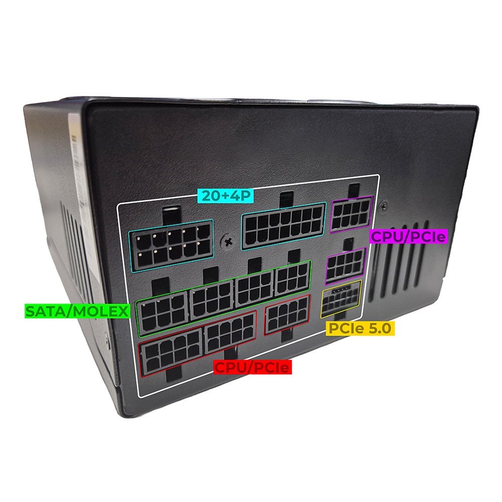Fonte C3Tech Gaming PS-G850, 850W, 80 Plus Bronze, Full Modular - PS-G850