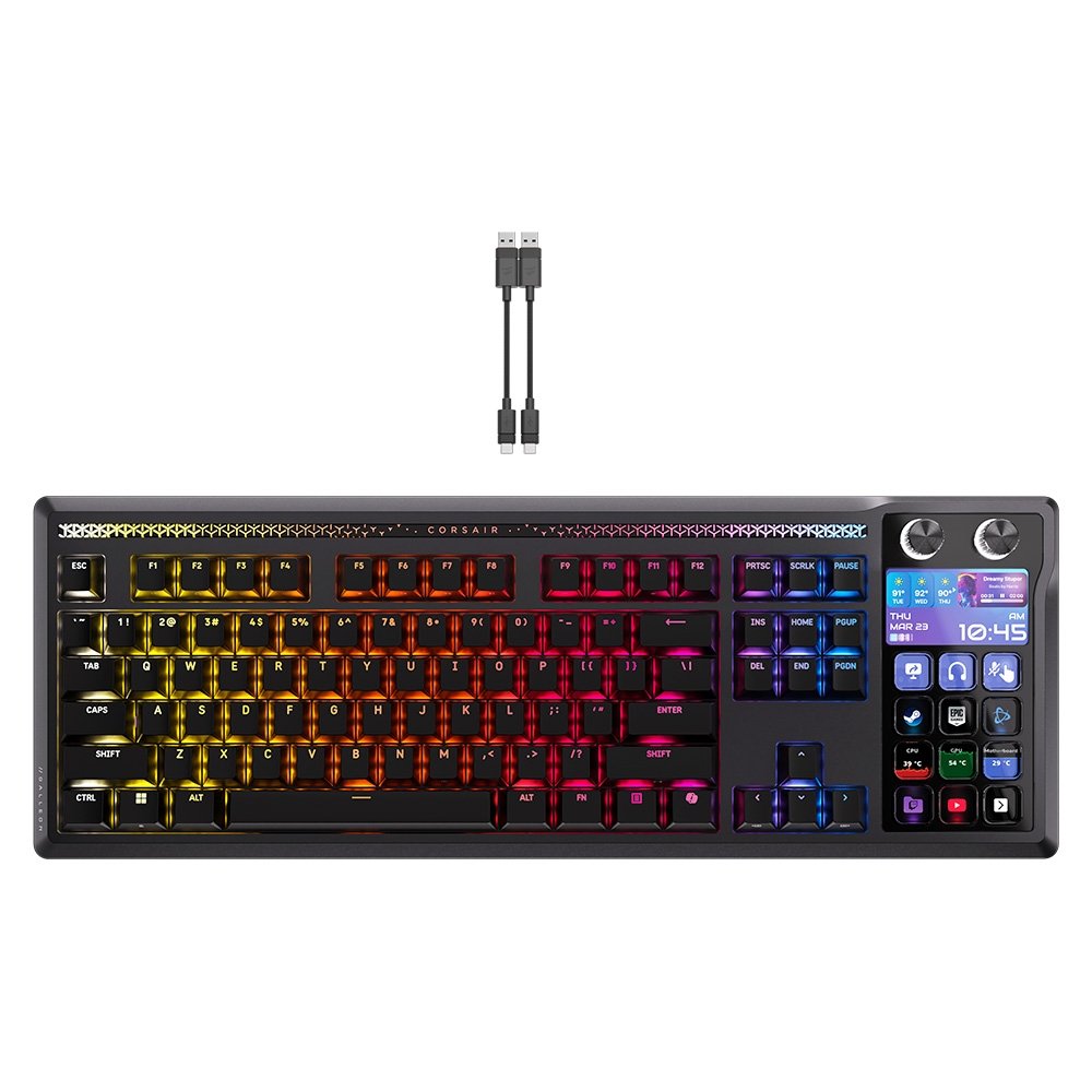 CORSAIR Galleon 100 SD ゲーミングキーボード Corsair Galleon 100 SD: Stream Deck e 8KHz | KaBuM