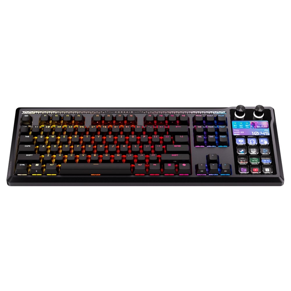 Corsair Galleon 100 SD: Stream Deck e 8KHz | KaBuM