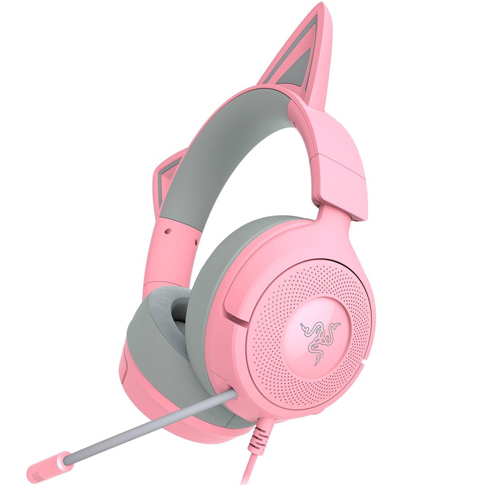 Razer Kraken Kitty V3 X Quartz Edition | KaBuM!