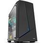 Gabinete Gamer NOX Infinity Alpha, ARGB Rainbow, Lateral em Vidro, 1x Cooler, Preto  - NXINFINTYALPHA