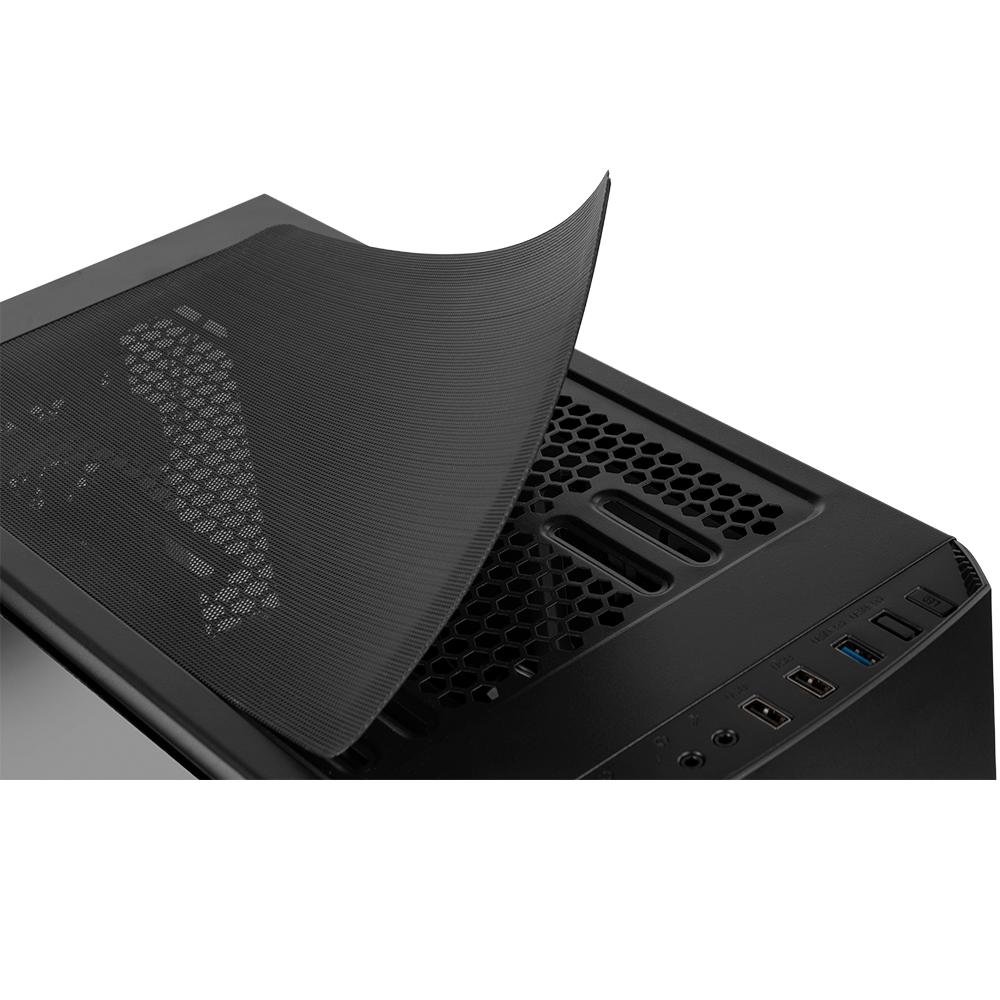 Gabinete Gamer NOX Infinity Alpha, ARGB Rainbow, Lateral em Vidro, 1x Cooler, Preto - NXINFINTYALPHA Gabinete Gamer NOX Infinity Alpha, ARGB Rainbow, Lateral em Vidro, 1x Cooler, Preto - NXINFINTYALPHA
