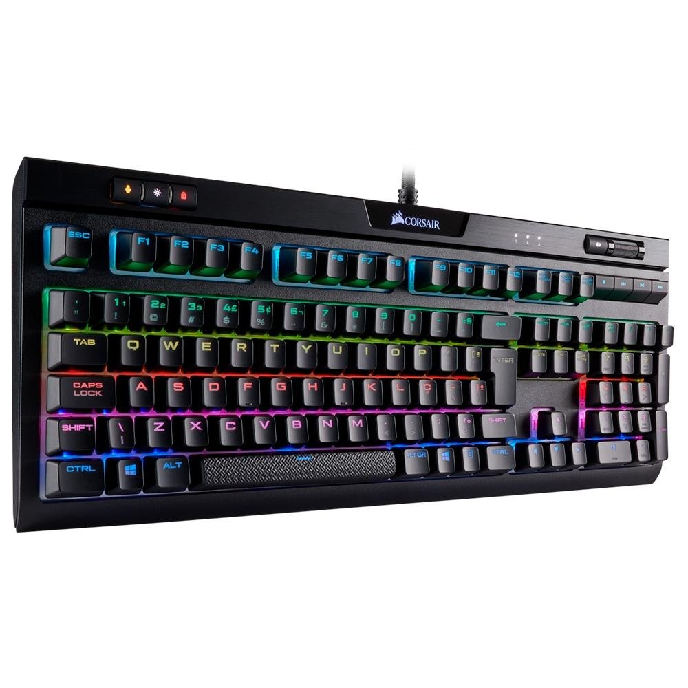 Teclado Gamer Corsair STRAFE MK.2 RGB Mecânico | KaBuM!