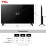 TV 43" TCL Full HD QLED 43S5K Google TV 2 HDMI
