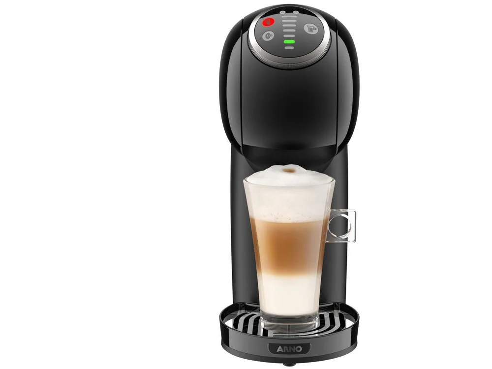 Cafeteira Nescafé Dolce Gusto Genio S Plus, 1350 W, 220V, Para Café Espresso, Preta - Dgs2 Cafeteira Nescafé Dolce Gusto Genio S Plus, 1350 W, 220V, Para Café Espresso, Preta - Dgs2