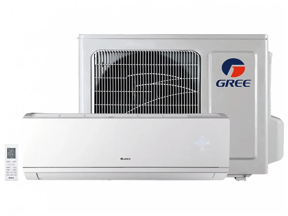 Ar Condicionado Split Hw Inverter, Eco Garden Gree 12000 Btus, Quente/frio, 220V, Monofásico - GWH12QC-D3DNB8M Ar Condicionado Split Hw Inverter, Eco Garden Gree 12000 Btus, Quente/frio, 220V, Monofásico - GWH12QC-D3DNB8M
