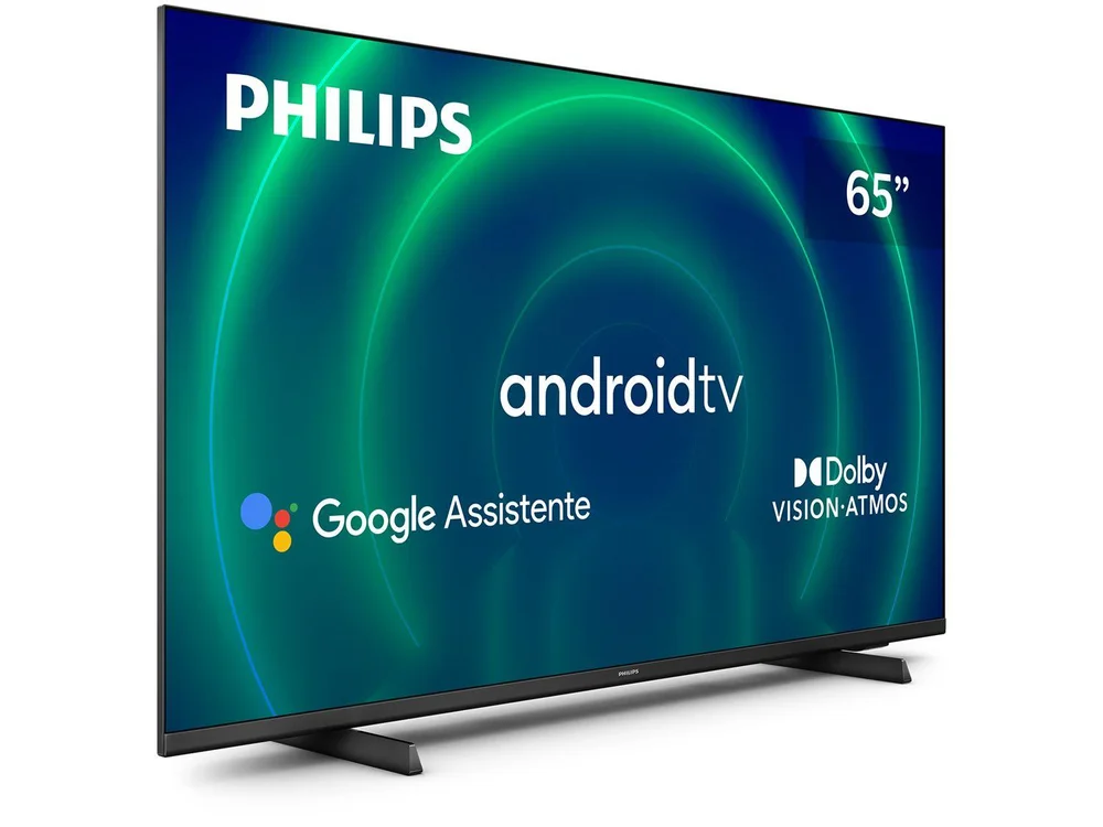 Smart TV Philips 65PUG7406/78, 65 Polegadas, LED, 4K UHU, HDMI, USB, Bluetooth, Dolby Vision, Dolby Atmos, Bordas Ultrafinas Smart TV Philips 65PUG7406/78, 65 Polegadas, LED, 4K UHU, HDMI, USB, Bluetooth, Dolby Vision, Dolby Atmos, Bordas Ultrafinas