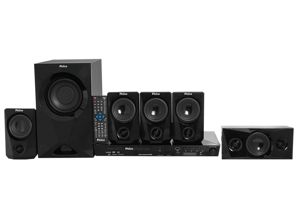 Home Theater Philco Pht690 5.1 Canais 480w Rms Home Theater Philco Pht690 5.1 Canais 480w Rms