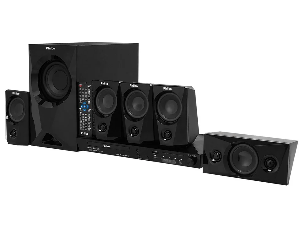 Home Theater Philco Pht690 5.1 Canais 480w Rms Home Theater Philco Pht690 5.1 Canais 480w Rms