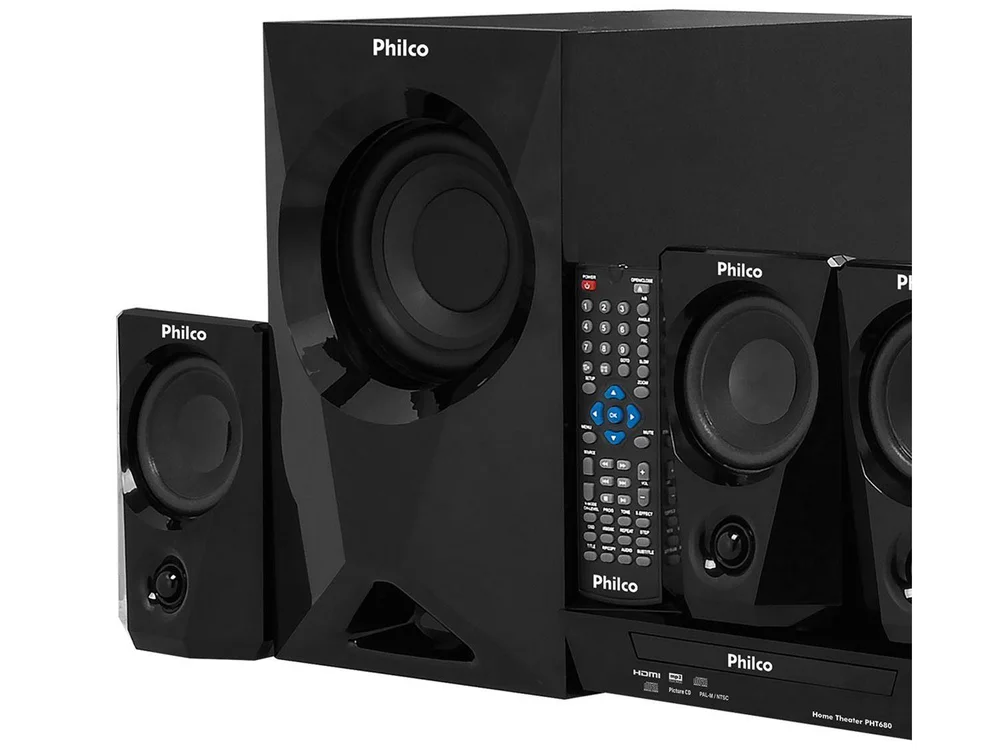 Home Theater Philco Pht690 5.1 Canais 480w Rms Home Theater Philco Pht690 5.1 Canais 480w Rms