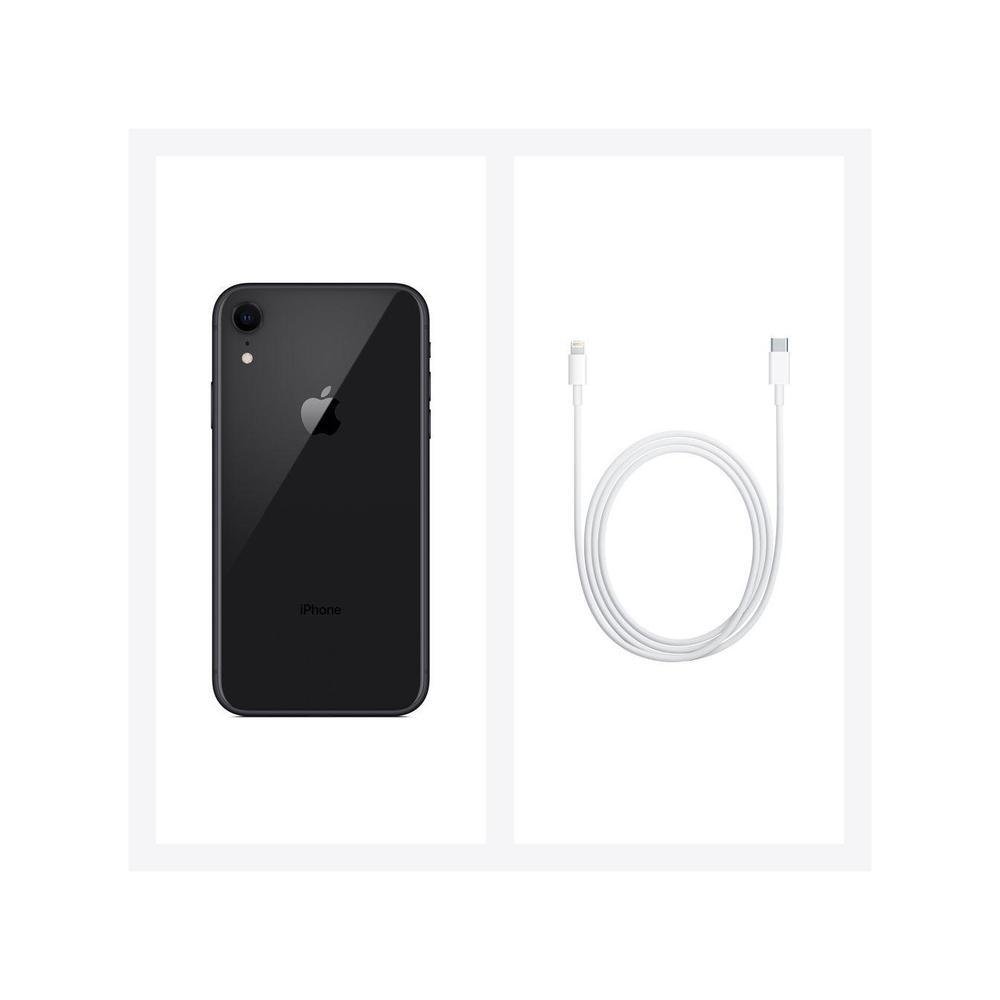 Apple iPhone XR 256GB Preto Tela 6,1” 12MP iOS