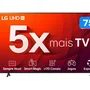 Smart TV 75 Polegadas LG LCD, 3 HDMI, 2 USB, Thinq Ai, Bluetooth, Alexa, Google Assistente, Airplay - 75ur8750psa.