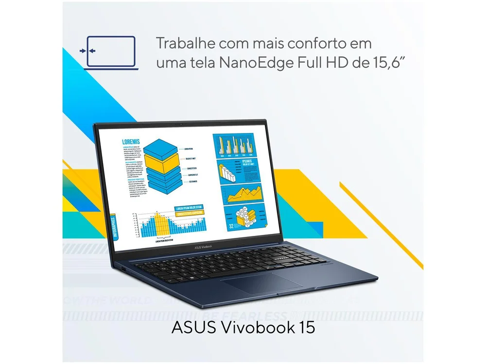 Notebook Asus Vivobook 15 X1504za KaBuM