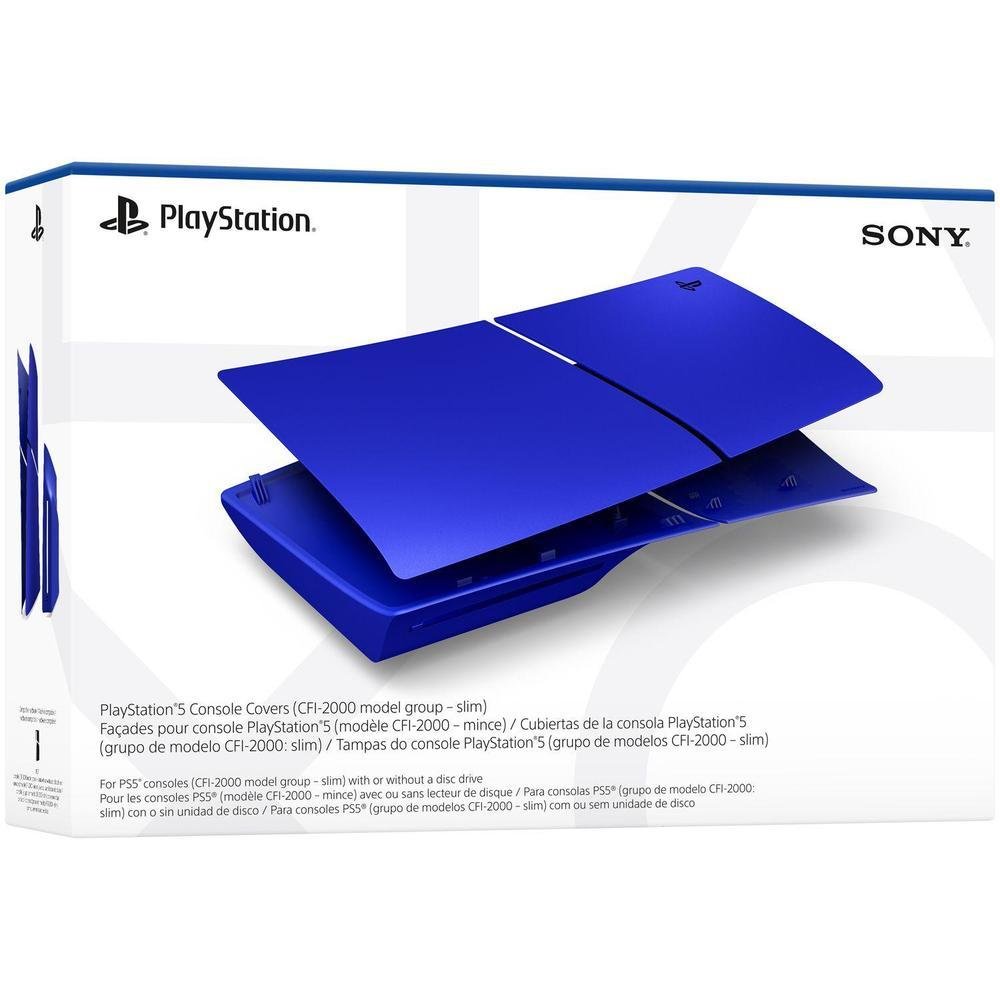 Tampa PS5 Azul Sony PlayStation 4 Peças Tampa PS5 Azul Sony PlayStation 4 Peças