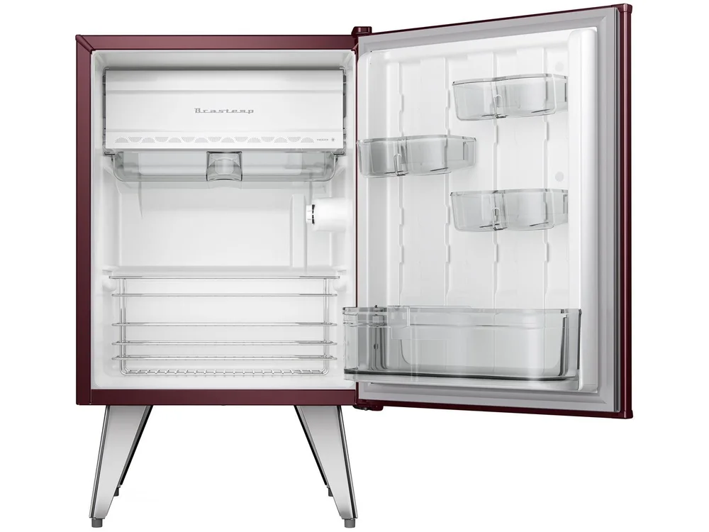 Frigobar Brastemp 76L Marsála Retrô BRA08HG Frigobar Brastemp 76L Marsála Retrô BRA08HG