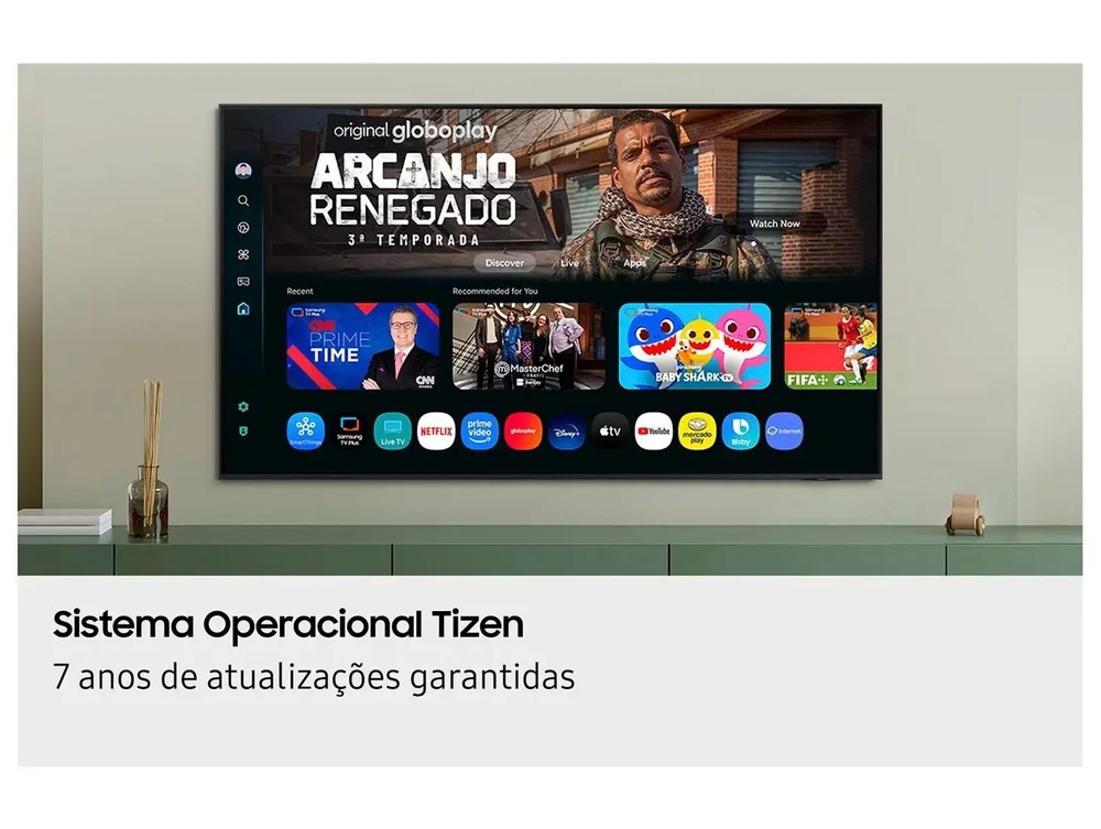 Smart TV 70"" Samsung UHD 4K Crystal U8500F UN70U8500FGXZD Tizen 2025 - view 6