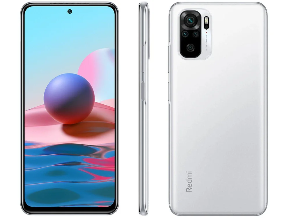 Smartphone Xiaomi Redmi Note 10 64GB Branco 4G