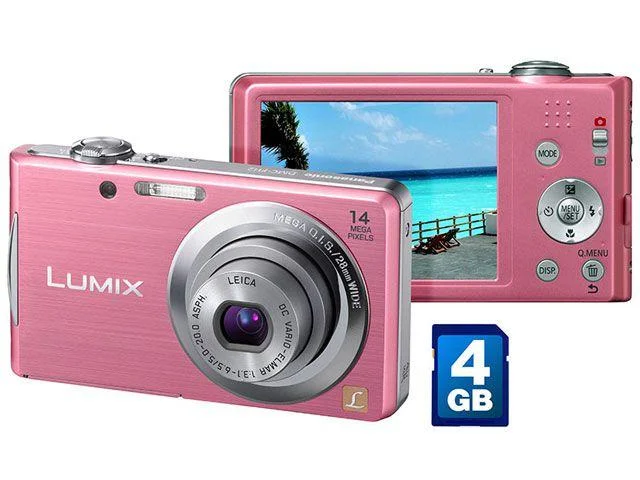 Câmera Digital Panasonic Lumix DMC FH2LB 14.1MP