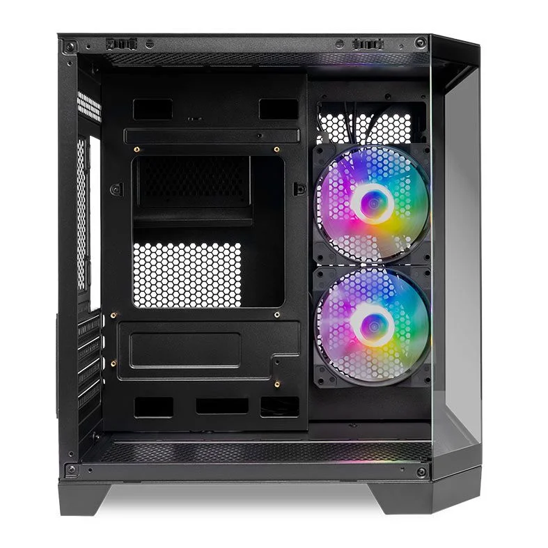 Gabinete Gamer Mancer Cv700b 2 Fans Mini Tower Lateral De Vidro S/fonte Preto - Mcr-cv700b-bk-2f Gabinete Gamer Mancer Cv700b 2 Fans Mini Tower Lateral De Vidro S/fonte Preto - Mcr-cv700b-bk-2f