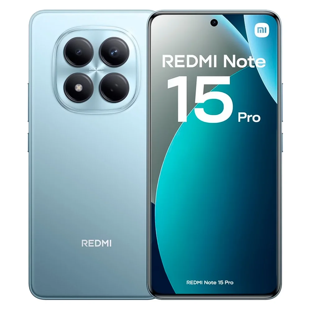 "Celular Xiaomi Redmi Note 15 Pro 4G De 256gb 8GB Ram De 6.77""  Camera 200+8mp 32mp - Glacier Blue (global)"