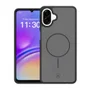 Capa Case Capinha Para Samsung Galaxy A17 - Magsafe Wave Fumê - Preta - Gshield