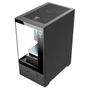 Gabinete Gamer Clanm Megalon Aquario Vidro Premium Capacidade Para Até 5 Ventoinhas De 120mm