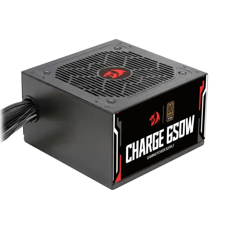 Fonte PC 650w Redragon Charge 80 Plus Bronze, Capacitores 100% Japoneses, Frc-650w Fonte PC 650w Redragon Charge 80 Plus Bronze, Capacitores 100% Japoneses, Frc-650w