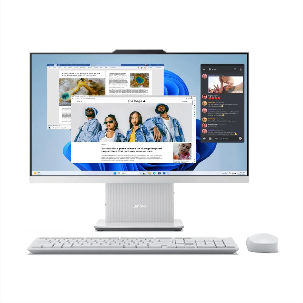 Computador All In One Lenovo Ideacentre Aio 24irh9 Intel Core i7-13620h 16gb 512gb SSD WINDOWS 11 Pro - F0hn00ugbo Cloud Grey - view 2